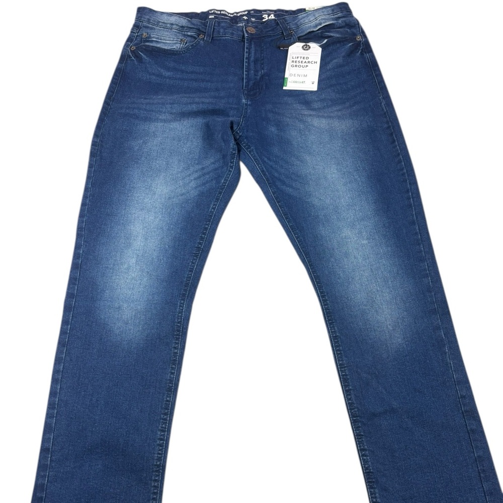 LRG slim straight denim jeans 34/30 new with tags